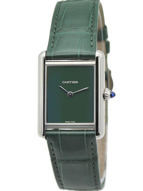 green cartier|green cartier tank.